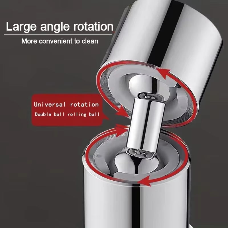 Universal 360° Rotate Kitchen Faucet Extender Aerator Plastic Splash Filter Kitchen Washbasin Faucet Bubbler Nozzle Aerator